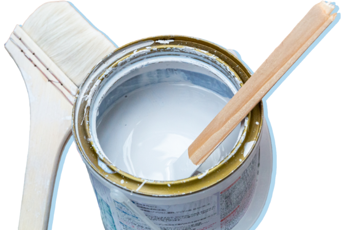 ペンキ缶写真