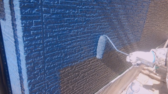 外壁塗装の様子