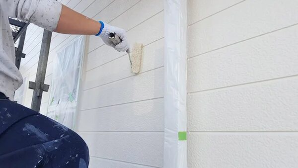 外壁塗装の様子