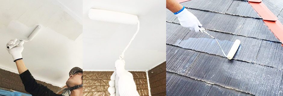 外壁塗装の様子