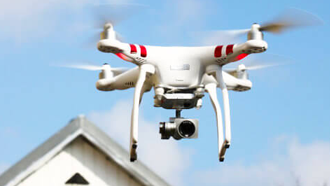 ドローン点検の様子